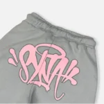 SYNAWORLD 'SYNA LOGO' TRACKSUIT GREY PINK (1)