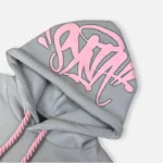 SYNAWORLD 'SYNA LOGO' TRACKSUIT GREY PINK (2)