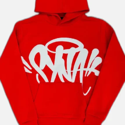 Synaworld 'Syna Logo' Hoodie Red (3)