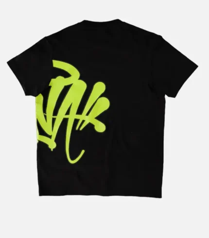 Synaworld 'Syna Logo' T Shirt BlackGreen (1)