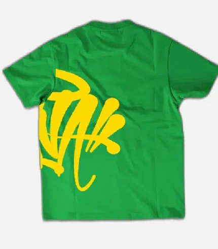 Synaworld 'Syna Logo' T Shirt Green (1)